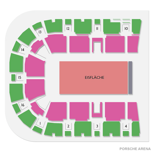 Porsche Arena Venue Map
