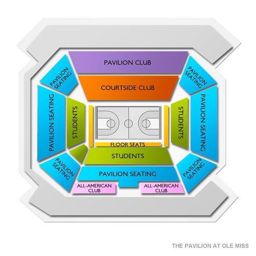 Ole Miss Basketball Seating Chart