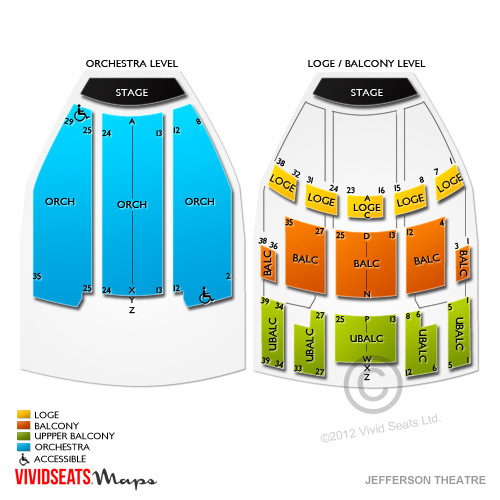 Jefferson Theatre-TX Seating Chart | Vivid Seats