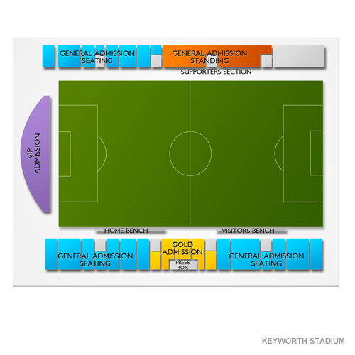 Keyworth Stadium Venue Map