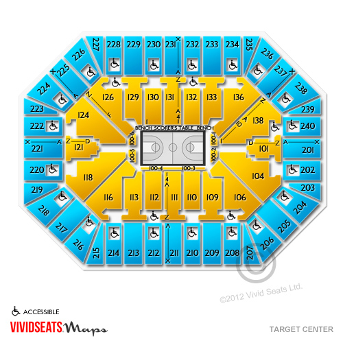 Target Center Timberwolves Seating Chart