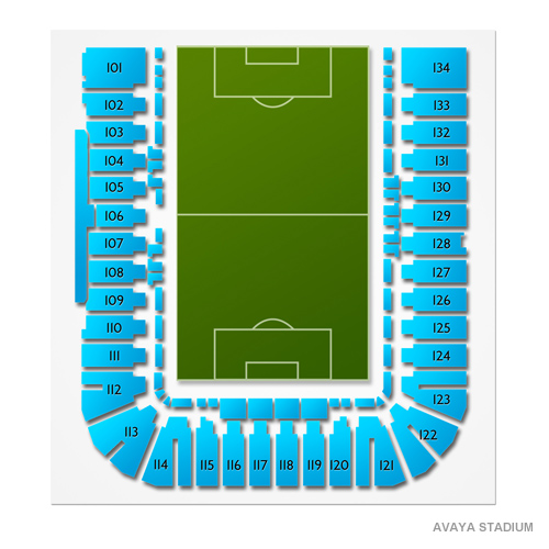 Avaya Stadium Seating Chart 3d