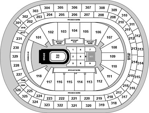 UBS Arena Venue Map