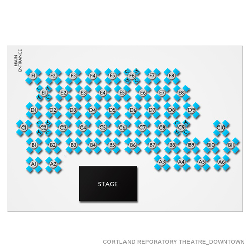 Venue seating map