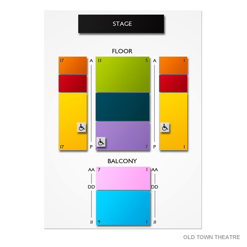 Old Town Theatre Venue Map