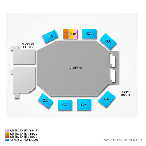 Payson Event Center Venue Map