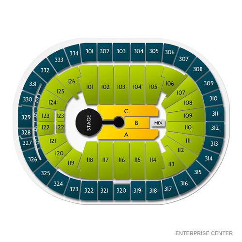 Enterprise Center Concert Seating Chart