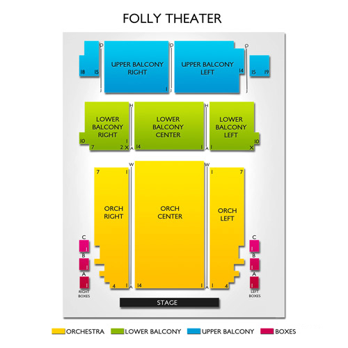 Folly Theater Kansas City Seating Chart
