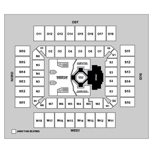 Rhein Energie Stadion Venue Map