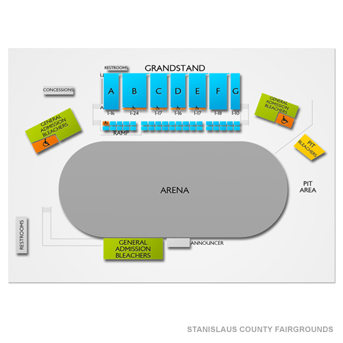 Stanislaus County Fairgrounds Venue Map