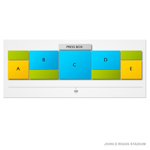 John D Riggs Stadium Venue Map
