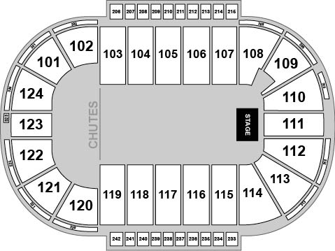 Santander Arena Venue Map