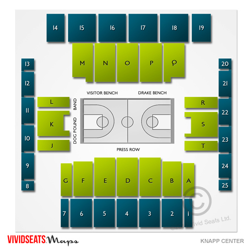 Drake Knapp Center Seating Chart | Vivid Seats