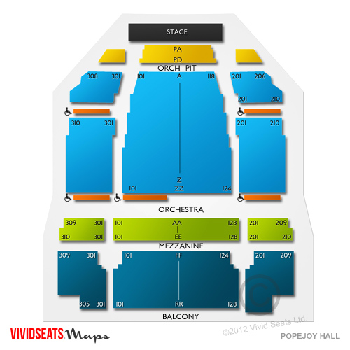 Popejoy Hall Seating Chart | Vivid Seats