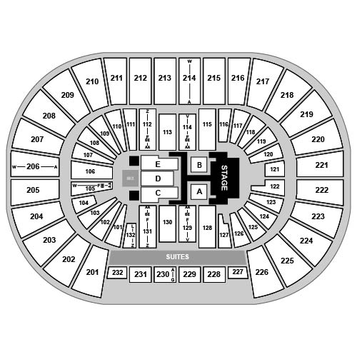 Legacy Arena at The BJCC Venue Map