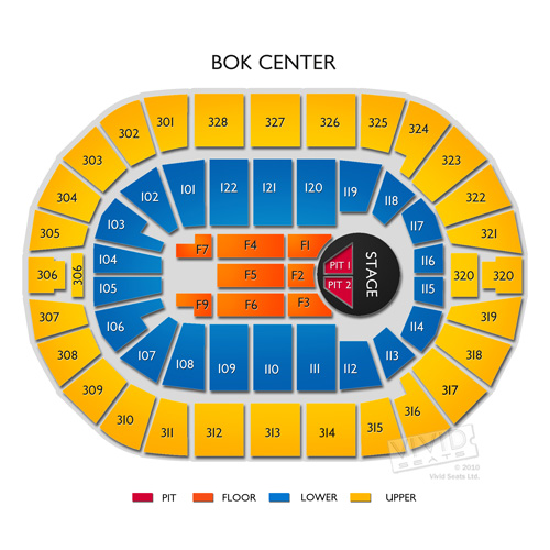 BOK Center Tickets - BOK Center Information - BOK Center Seating Chart