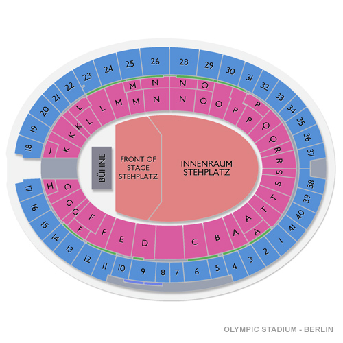 Olympiastadion - Berlin Venue Map