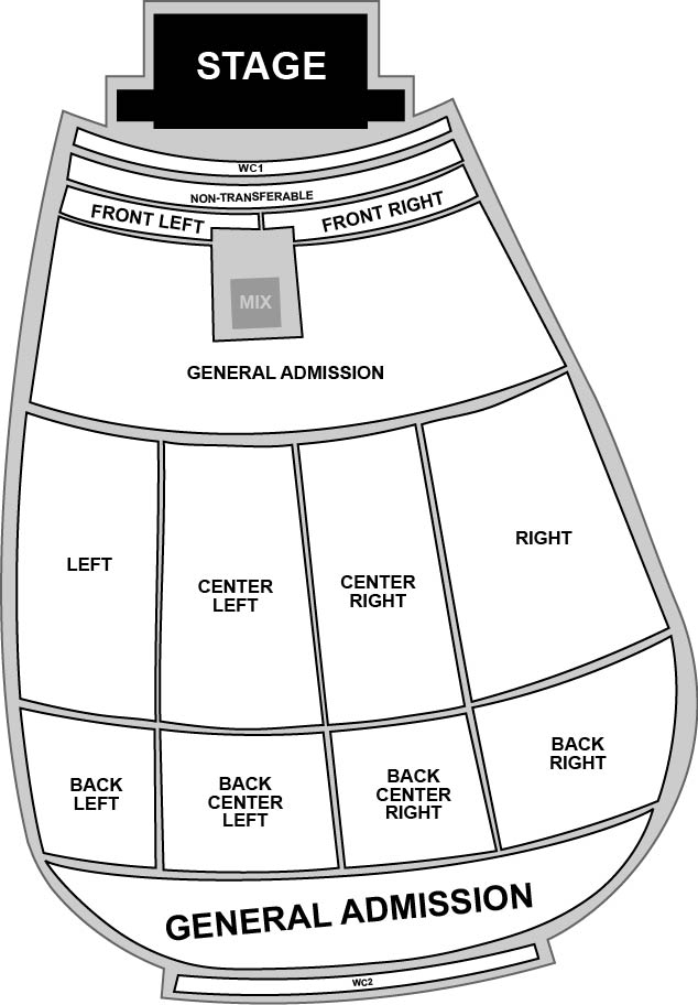 Red Rocks Amphitheatre Venue Map