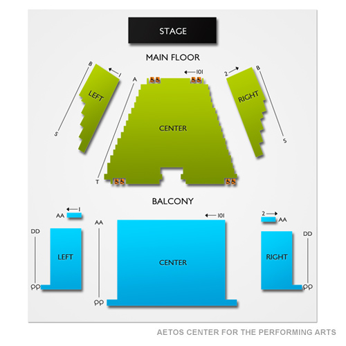 Venue seating map