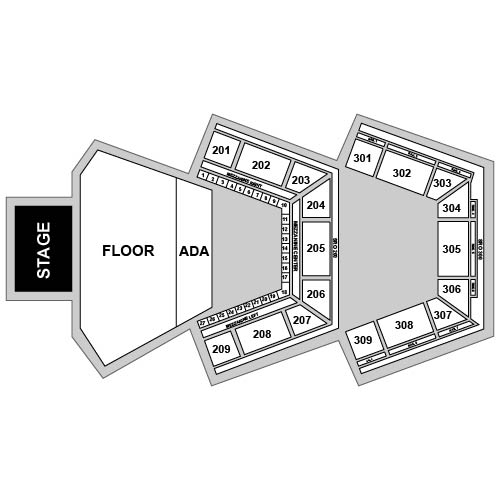 MGM Music Hall at Fenway Venue Map