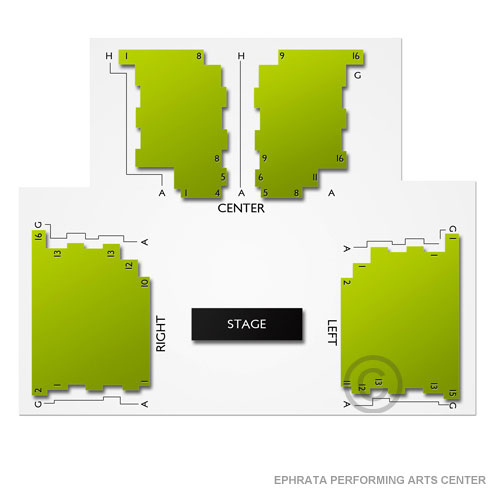 Ephrata Performing Arts Center Venue Map