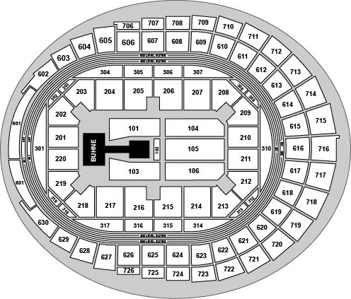 Lanxess Arena Venue Map