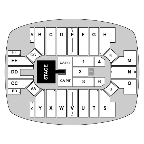 Cross Insurance Arena Venue Map