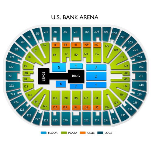 Heritage Bank Center Seating Chart