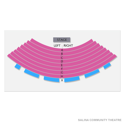Salina Community Theatre - Kephart Theatre Venue Map