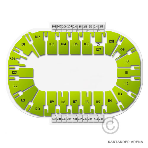 Santander Arena Venue Map
