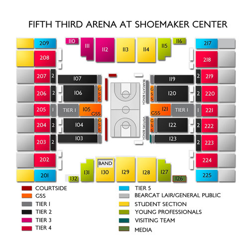 5th 3rd Arena Seating Chart