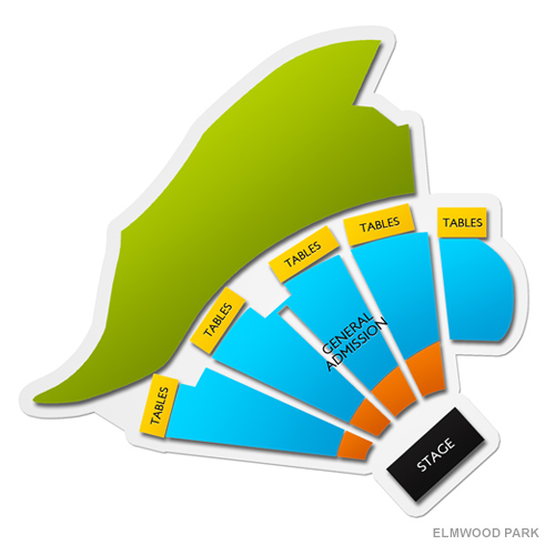 Elmwood Park Amphitheater Venue Map