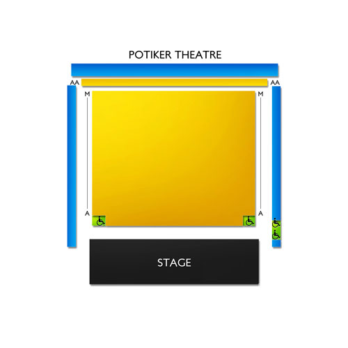Potiker Theatre Seating Chart
