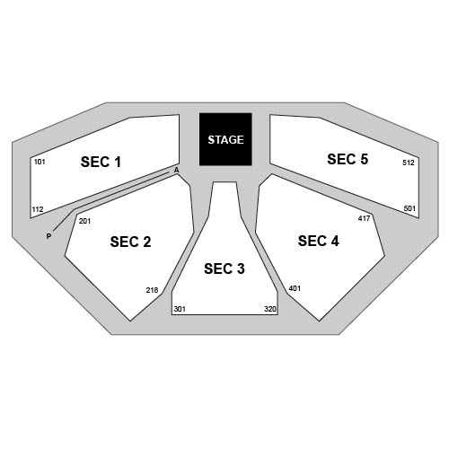 Ruth and Nathan Hale Theater - Grand Theater Venue Map