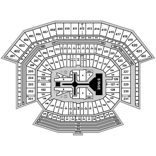 Levi's Stadium Venue Map