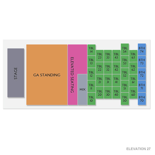 Elevation 27 Venue Map