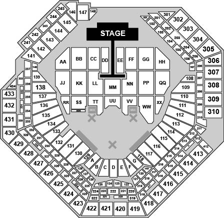 Citizens Bank Park Venue Map