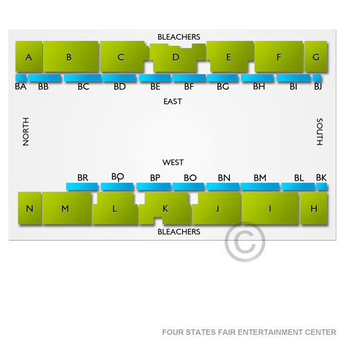 Four States Fair Entertainment Center Seating Chart