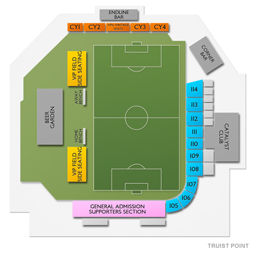 Truist Point Venue Map