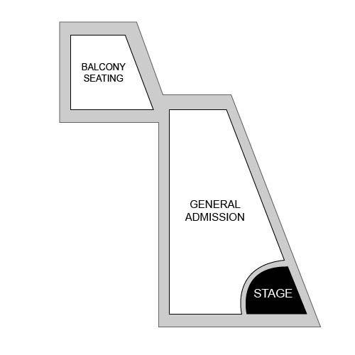 McMenamins Crystal Ballroom Venue Map