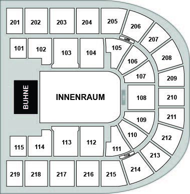Rudolf Weber Arena Venue Map