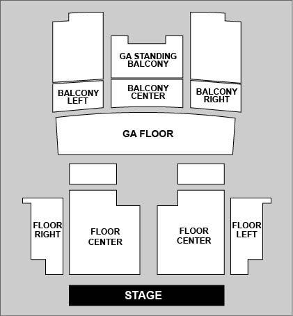 Fonda Theatre Venue Map