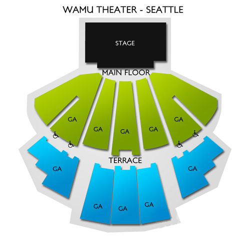 Wamu Theater Seattle Wa Seating Chart: A Visual Reference of Charts ...