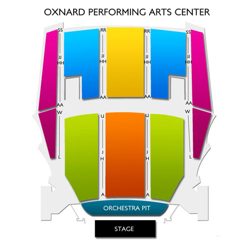 Oxnard Performing Arts Center Seating Chart