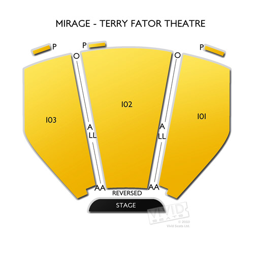 Terry Fator Mirage Seating Chart
