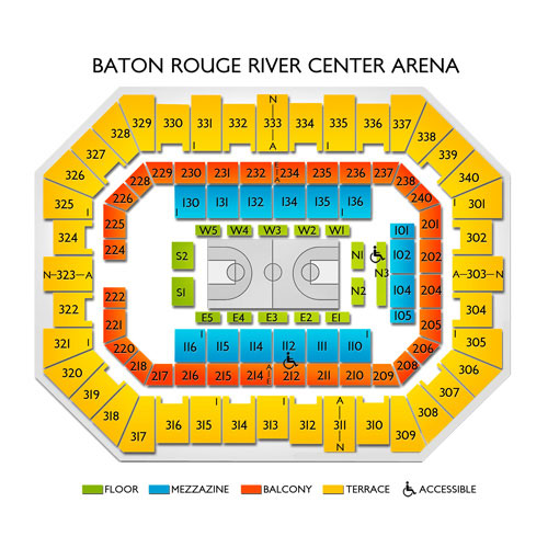 Raising Canes River Center Arena Tickets 7 Events On Sale Now