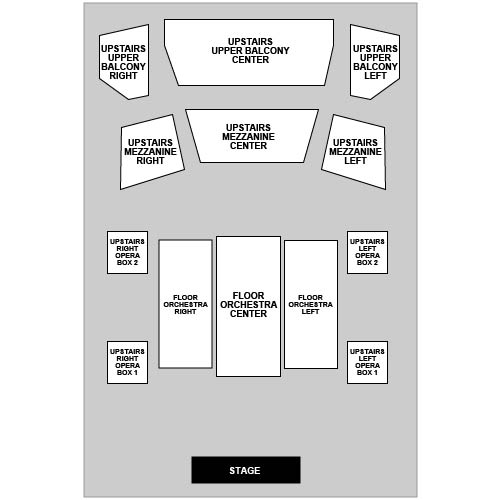 Mahaiwe Performing Arts Center Venue Map