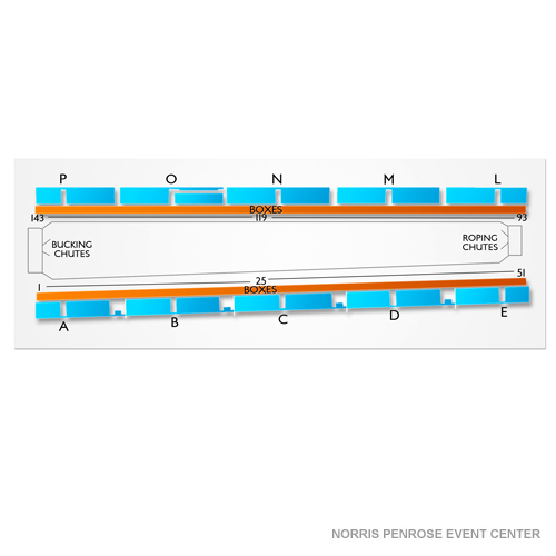 Norris-Penrose Event Center Venue Map