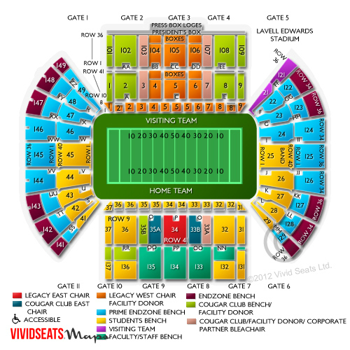 LaVell Edwards Stadium Seating Chart | Vivid Seats