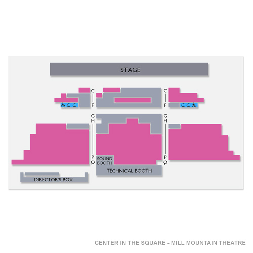 Venue seating map